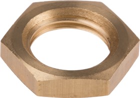 1/4 BSPP Brass Locknut for Use with Thermocouple or PRT Probe, RoHS Compliant Standard