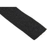 Black Polypropylene 18.3m Hazard Tape, 0.05mm Thickness