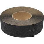 Black Polypropylene 18.3m Hazard Tape, 0.05mm Thickness