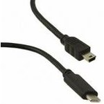 105-1031-BL-00100, Cable Assembly USB 1m USB 3.1 Type C to Mini USB Type B 24 to ...