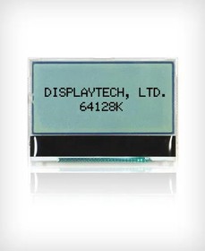 64128K COG FA BW, LCD Graphic Display Modules & Accessories 128X64 FSTN Reflective w/Pins No Backlight