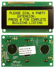 NHD-0420AZ-FL-GBW-33V3, LCD Character Display Modules & Accessories STN-Gray Transfl 77.5 x 47.0