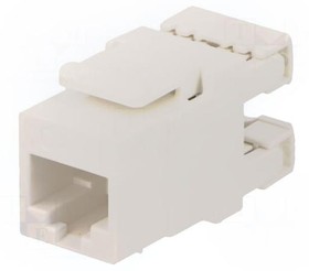 Фото 1/2 NK4005, Гнездо, RJ45, PIN: 8, Кат: 6, Keystone, не экранированный, Конф: 8p8c