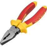 16901, Плоскогубцы комбинированные, Insulated, 160мм, двухкомпонентные рукоятки
