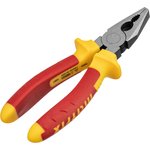 16901, Плоскогубцы комбинированные, Insulated, 160мм, двухкомпонентные рукоятки