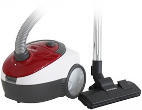 Фото 1/10 Пылесос StarWind SCB1114, 1800Вт, красный/белый