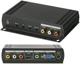 PSG03681, Composite AV to VGA & HDMI Converter