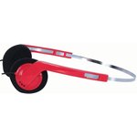 PSG08467, Classic 80s-Style Stereo Headphones - Red