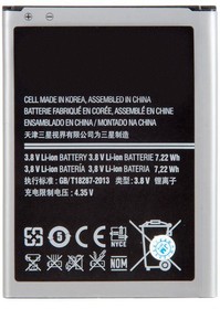 Фото 1/3 Аккумуляторная батарея (аккумулятор) B500AE для Samsung для Galaxy S4 mini GT-I9190, GT-I9192, GT-I9195 3.8V 1900mAh 3 pin