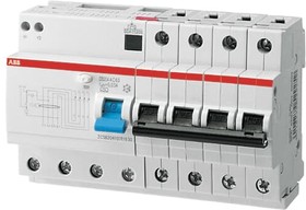 Автомат дифференциального тока 8 модулей DS204 AC-C50/0,03