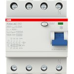Выключатель дифференциального тока (УЗО) 4п 25А 30мА тип AC F204