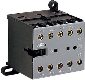 Мини-контактор B7-30-01-01 (12A при AC-3 400В), катушка 24В АС, с винтовыми клеммами