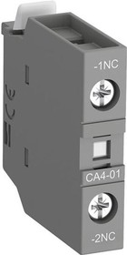 Фото 1/2 Контакт CA4-01 (1НЗ) фронтальный для контакторов AF09…AF96 реле NF22E…NF40E