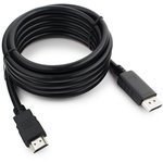 Кабель DisplayPort-&gt;HDMI CC-DP-HDMI-3M 3м 20M/19M черный экран пакет