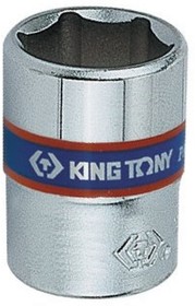 Фото 1/2 233555M, KING TONY Головка торцевая стандартная шестигранная 1/4", 5,5 мм