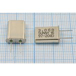 Кварцевый резонатор 3000 кГц, корпус HC49U, нагрузочная емкость 16 пФ ...