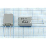 Кварцевый резонатор 4032 кГц, корпус HC49U, нагрузочная емкость 18 пФ ...