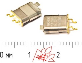 Кварцевый резонатор 40960 кГц, корпус SMC-UM1A, нагрузочная емкость 24 пФ, точность настройки 20 ppm, 3 гармоника, (Y24)