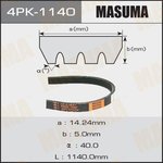 4PK-1140, Ремень поликлиновой 4PK1140 Masuma