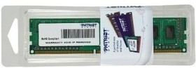 Фото 1/3 Память Patriot Memory 8GB DDR3 1600MHz (PC3-12800) PSD38G16002 CL11 DIMM 240-pin 1.5В