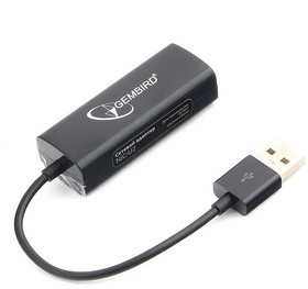 Фото 1/10 Gembird Сетевой адаптер Ethernet USB 2.0 - Fast Ethernet adapter (NIC-U2)