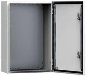MAS0403021PER5, Mild Steel Wall Box, IP66, 400 mm x 300 mm x 210mm
