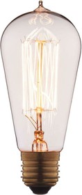 Лампа накаливания Edison Bulb E27 60Вт 2700K 6460-SC