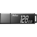 Флеш Диск Netac 128Gb U351 NT03U351N-128G-30BK USB3.0 серый