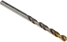 Фото 1/4 A0025.3, A002 Series HSS-TiN Twist Drill Bit, 5.3mm Diameter, 86 mm Overall