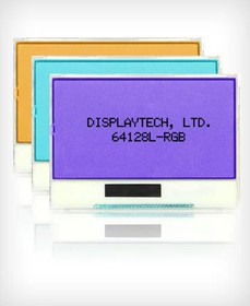64128L FC BW-RGB, LCD Graphic Display Modules & Accessories 128X64 FSTN RGB Backlight