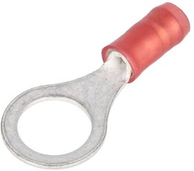 Фото 1/8 320572, PIDG Insulated Ring Terminal, M8 Stud Size, 0.26mm² to 1.65mm² Wire Size, Red