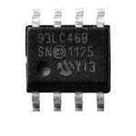 24LC08B-I/SN, EEPROM Serial-I2C 8K-bit 4Block x 256 x 8 3.3V/5V 8-Pin SOIC N Tube