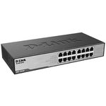 D-Link DES-1016D/I1A Unmanaged Switch with 16 10/100Base-TX Ports