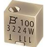 3224J-1-501E, Res Cermet Trimmer 500 Ohm 10% 0.25W(1/4W) 12(Elec)Turns 1.5mm ...