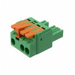 1716931, Pluggable Terminal Block, Straight, 7.62mm Pitch, 3 Poles