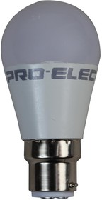 PEL01656, LED Light Bulb, Замороженный Глобус, BA22d / BC, Белый Дневного Цвета, 6000 K, Без Затемнения