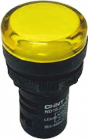 Фото 1/4 CHINT Индикатор ND16-22D/2 желтый AC/DC230В (R)