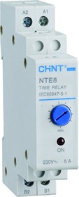 CHINT Реле времени NTE8-B (задержка времени включения) 0.1-10с, 1НО, DC24В