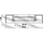 95GDY-38630808X, Сальник ступичный задний 36.85X63.6X7.95X7.95