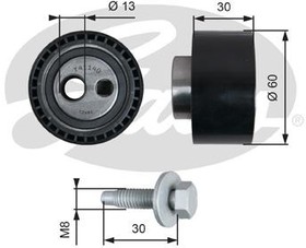 T41140, Ролик натяжной ремня ГРМ