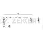 BS-8047, Датчик тормозных колодок BMW 5 (E60) 01-, 6 (E63) 03-, 6 (E64) 04- Zekkert