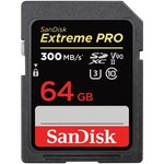 Карты памяти SanDisk Extreme Pro SDXC UHS-II V90 U3 300/260 MB/s 64GB ...