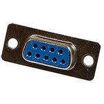 DB-9F, гнездо D-SUB 9 pin пайка на кабель (L-KLS1-213-09-F-L)