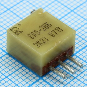 СП5-2ВБ 0.5 2.2К +5%, Резистор переменный подстроечный проволочный, год 97