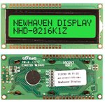 NHD-0216K1Z-FSPG-FBW-L, LCD Character Display Modules & Accessories FSTN (+) ...