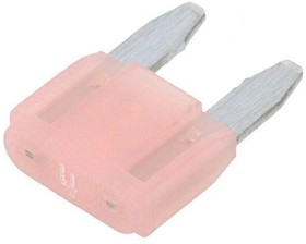 Фото 1/2 Automotive flat fuse, 4 A, 58 V, pink, (L x W x H) 10.9 x 3.8 x 16 mm, 341123-58V