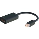 PSG91078, Mini DisplayPort 1.2 to HDMI Adaptor - Black