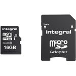 INMSDH16G10-90U1, 16GB Ultima Pro Class 10 MicroSDHC Memory Card with SD Adaptor ...