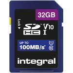 INSDH32G-100V10, Карта Flash памяти, SDHC Карта, UHS-1, Класс 10, 32 ГБ