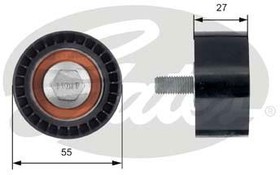 Фото 1/4 T42150, Ролик натяжной ВАЗ 2170 опорный Gates